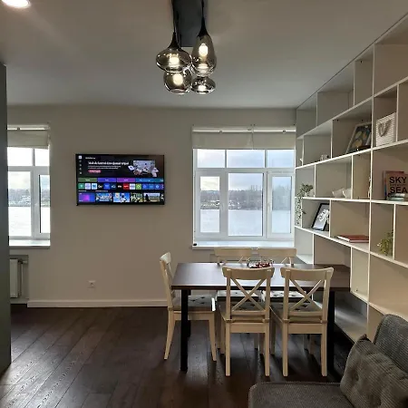 Panoramic River View I Spacious Modern 2br * Ρίγα