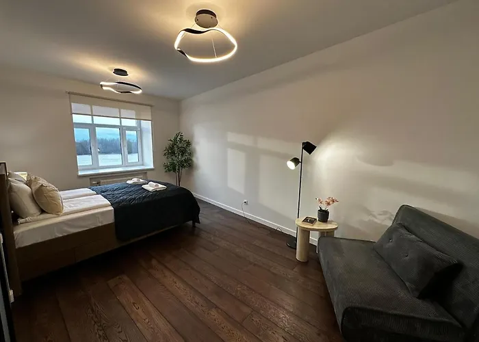 Panoramic River View I Spacious Modern 2br Riga