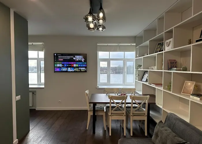 Panoramic River View I Spacious Modern 2br * Riga